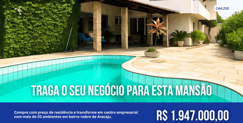 mansao comercial à venda no grageru