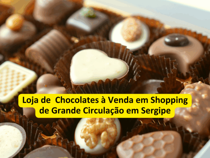loja de chocolates à venda