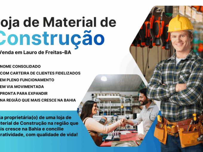 Loja de Material de Construção à Venda