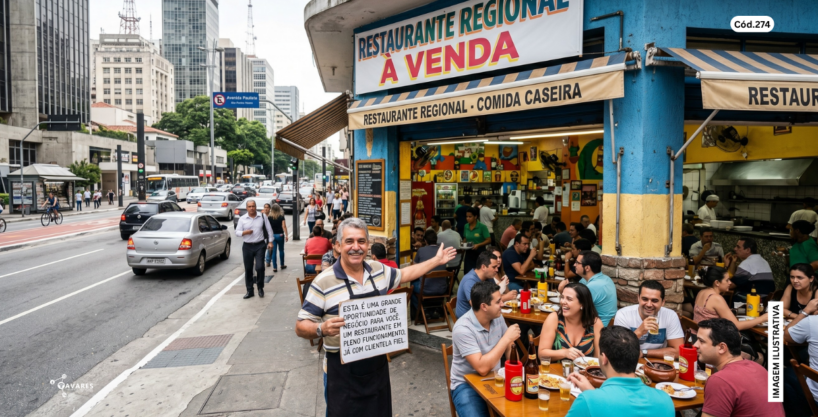 restaurante regional à venda