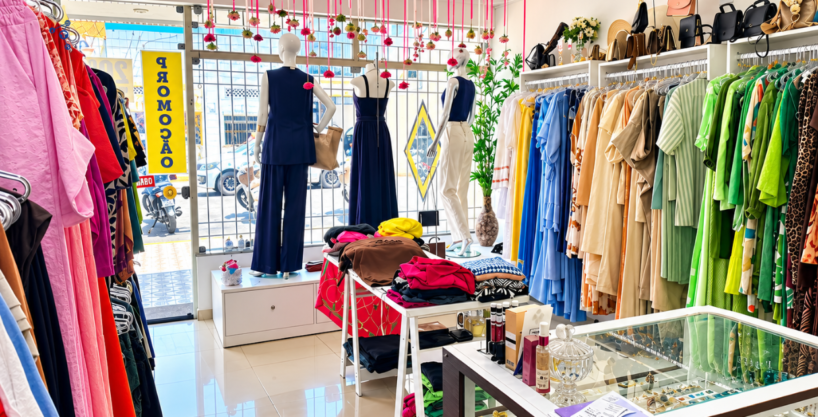 loja de roupas femininas a venda